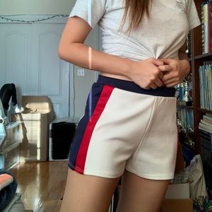 Soft Color Block Shorts